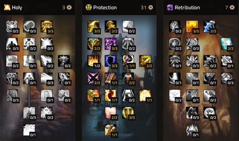 Protection Paladin Rotation & Talent Build .